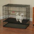 Petpath Puppy Playpen with Plastic Pan Sm Black S PE3111778